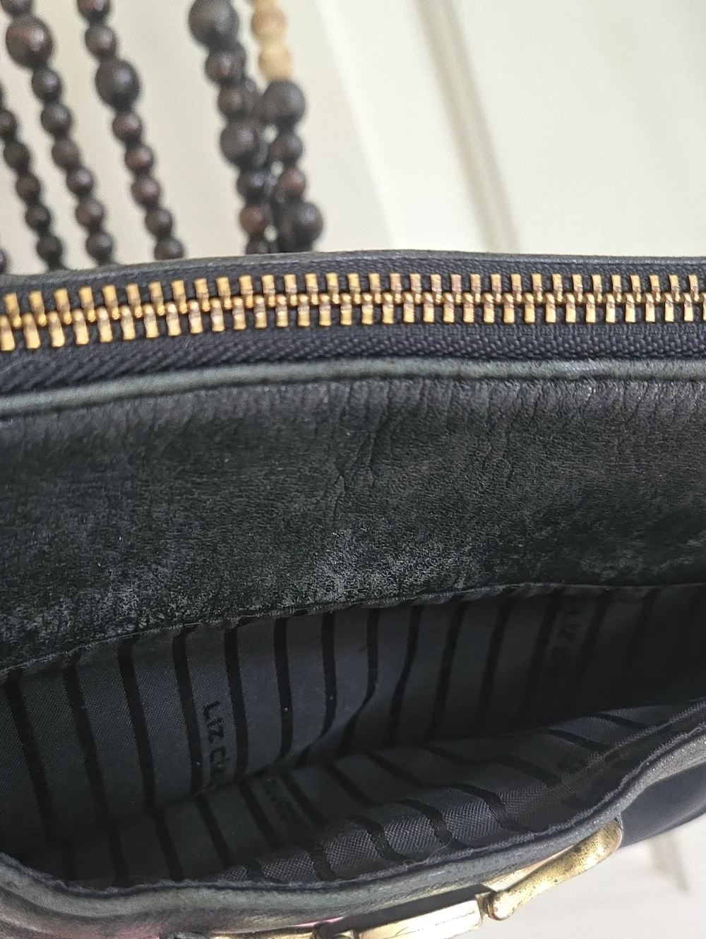 Retro Leather Shoulder Bag - Liz Claiborne By Leather Co.